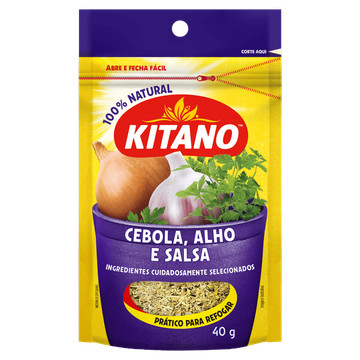 Kitano Cebola Alho e Salsa 40g