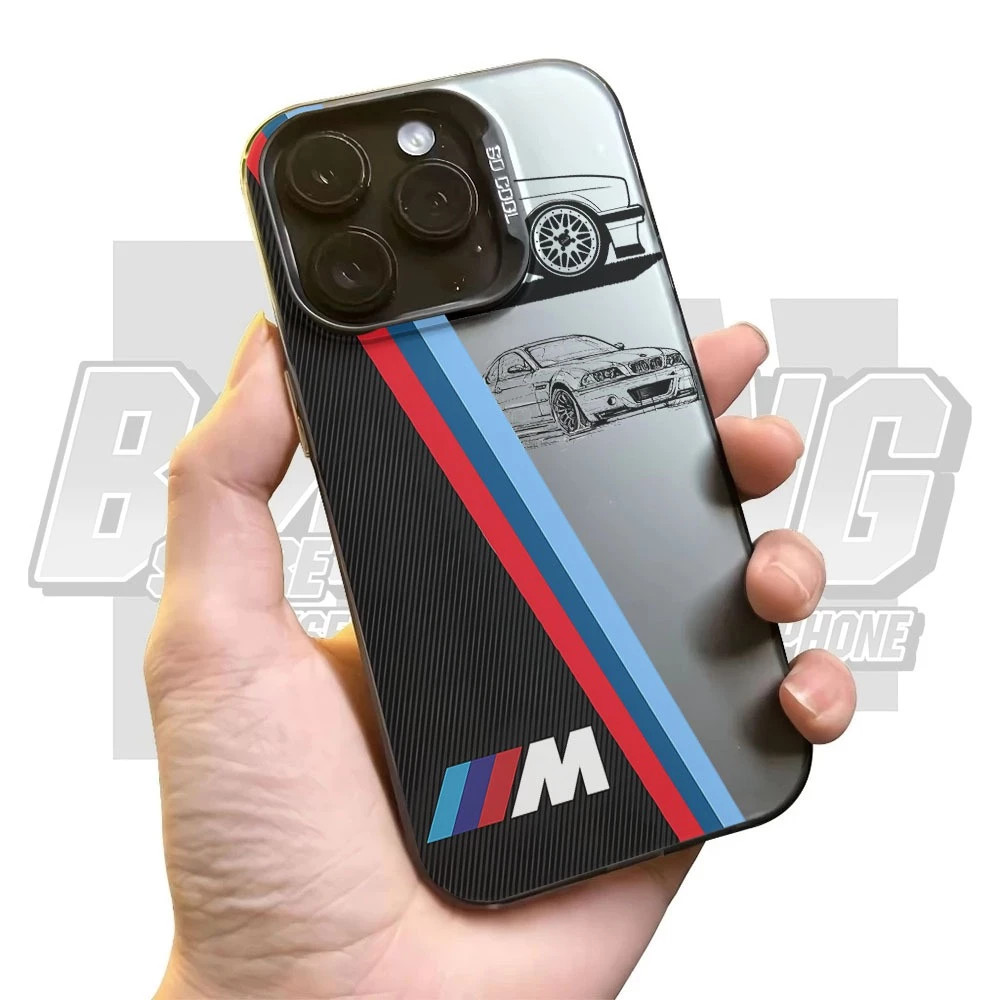 Capinha Capa Para Redmi A2 A3 A5 10C 12 13 14C POCO X3 X5 PRO Note8 9 10 11 12 13 À Prova de Choque Logotipo da BMW — imagem 2 de 2