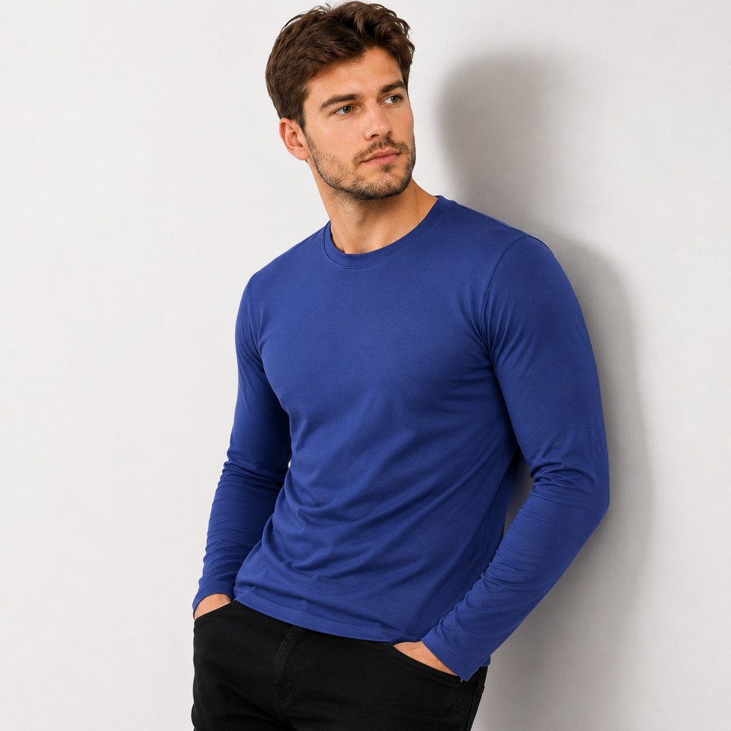 Camisa Térmica Peluciada Masculina  Proteção Solar Uv 50+ Segunda Pele Camiseta Blusa Malha Fria Academia Manga Longa