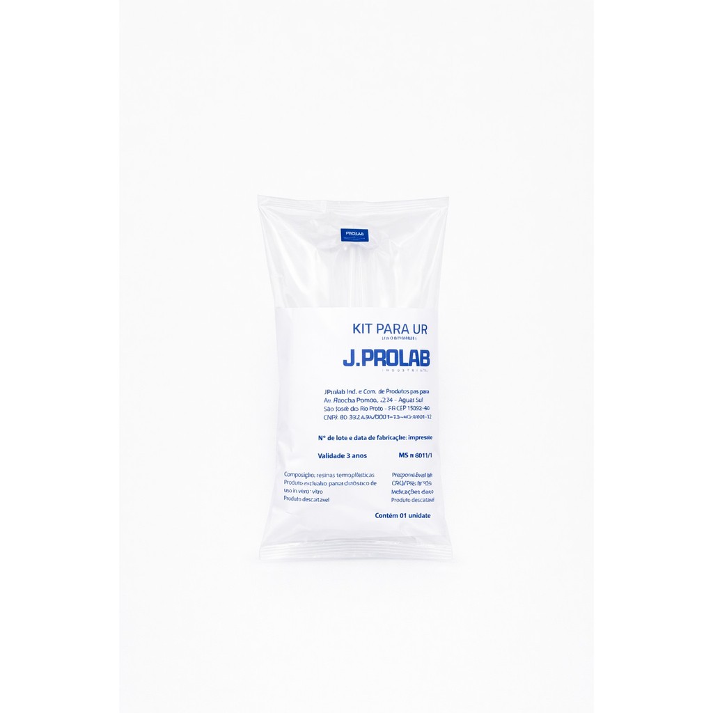Kit P/Coleta de Urina Tubo Tampa Amarela 12ML C/Becker J.Prolab