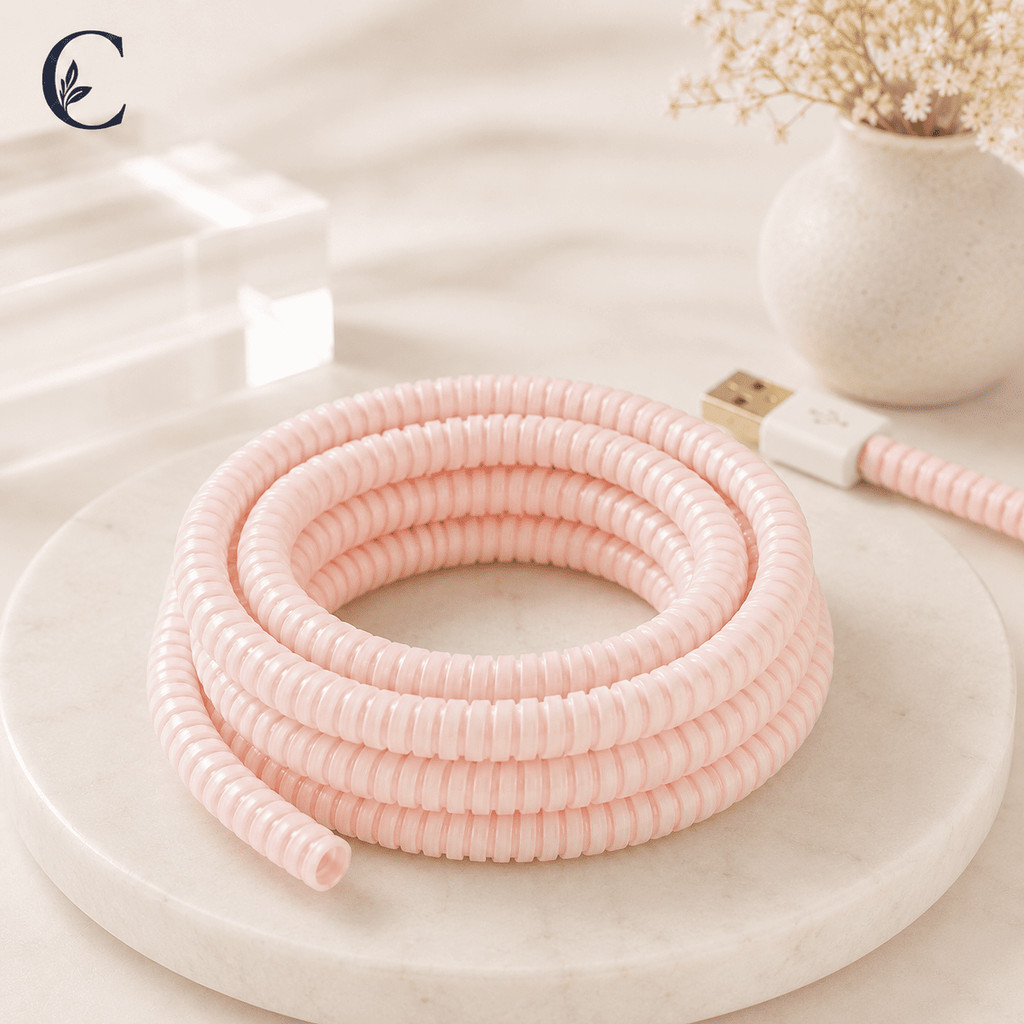 Organizador Espiral de Cabo 1,64m para USB Carregador e Fones — imagem 2 de 2