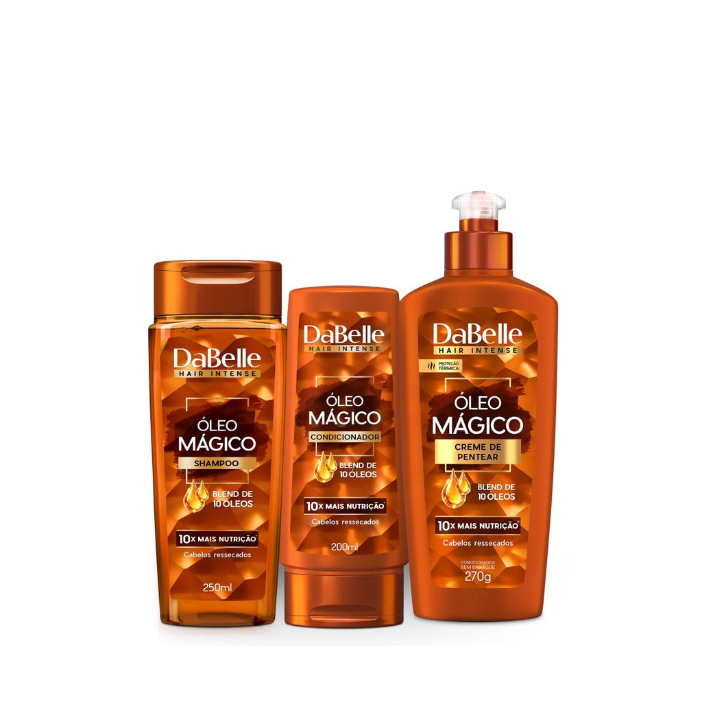 Kit Óleo Mágico Finalizador DaBelle Hair - 3 Produtos