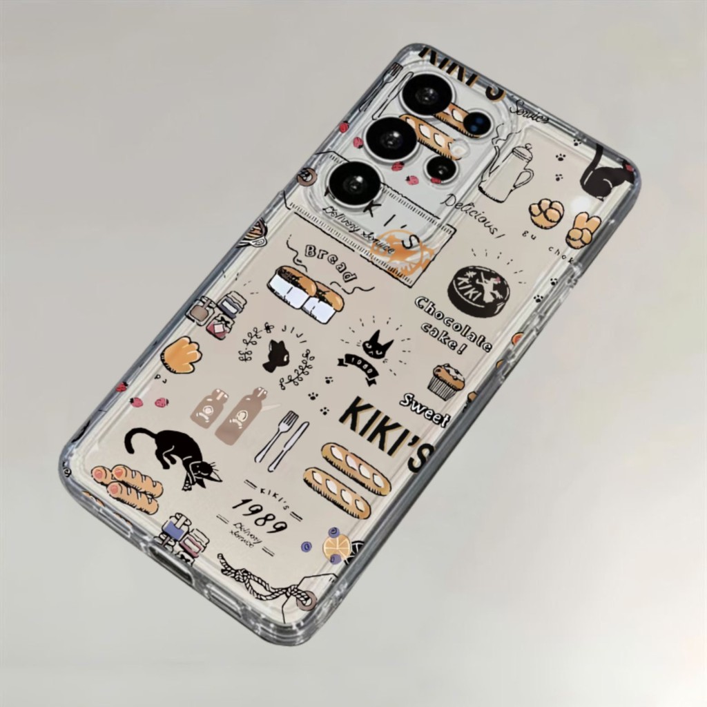 Kiki Padaria Para Samsung 20 FE Caso S26 S25 S24 S23 S21 S22 Ultra A16 A12 Capa À Prova De Choque Poeira