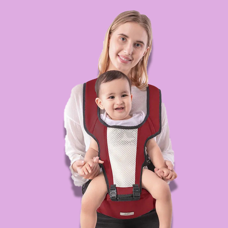Suprimentos de viagem para bebês para todas as estações, banco multifuncional para mãe e bebê com suporte cintura e
