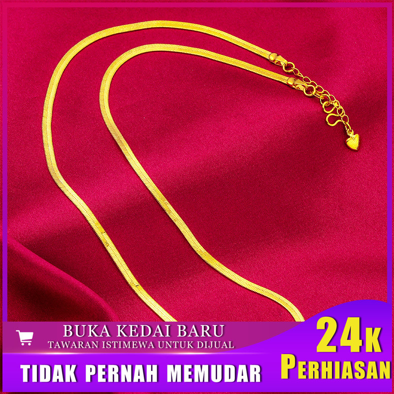 Senhoras plana amor colar vietnã areia ouro senhoras moda jóias atacado novo estilo colar feminino jóias K ouro