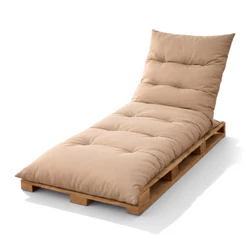 Colchonete Futon 170X60 Solteiro Dobrável Enrolável Decorativo acampamento Almofada para Sofa Pallet