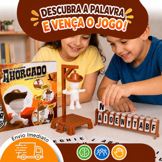 Jogo da Forca Pedagógico Infantil Letras Ocultas Educativo Completo