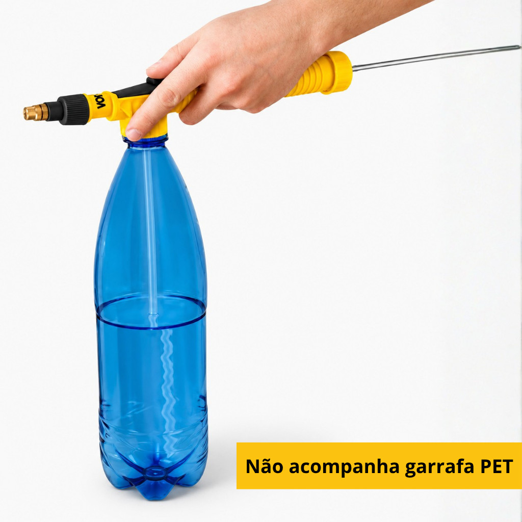 Pulverizador Adaptável para Garrafa PET com Pressão Prévia e Jato Regulável Vonder · foto 2