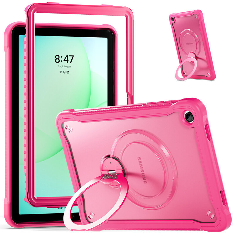 Alça Giratória Suporte Capa À Prova De Choque Para Samsung Galaxy Tab A11 + SM-X