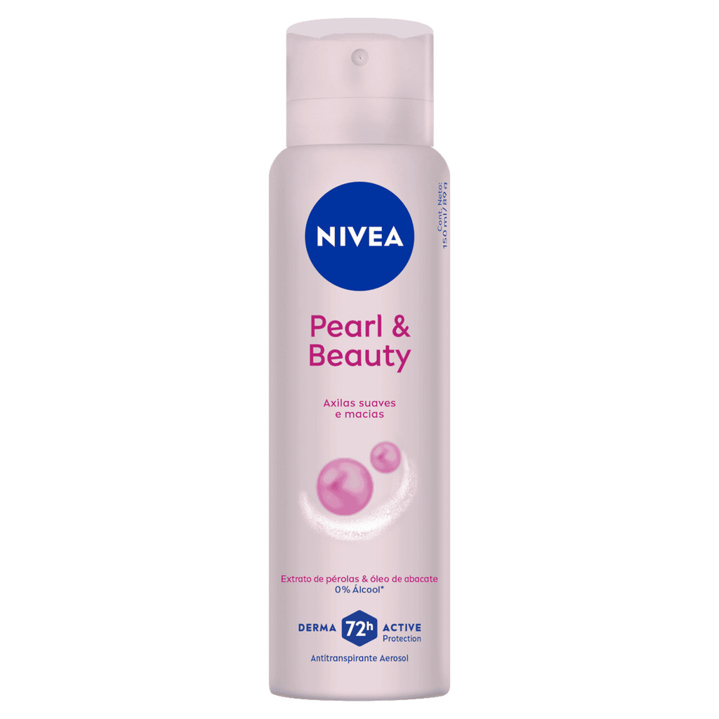 Nivea Antitranspirante Aerossol Pearl & Beauty Spray 150ml