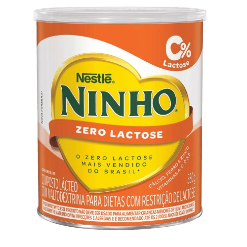 Ninho Composto lácteo zero lactose Forti+ 380g