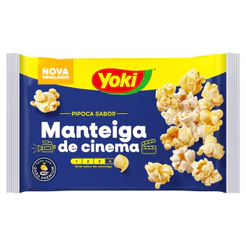 Yoki Pipoca para micro-ondas sabor manteiga de cinema 100g