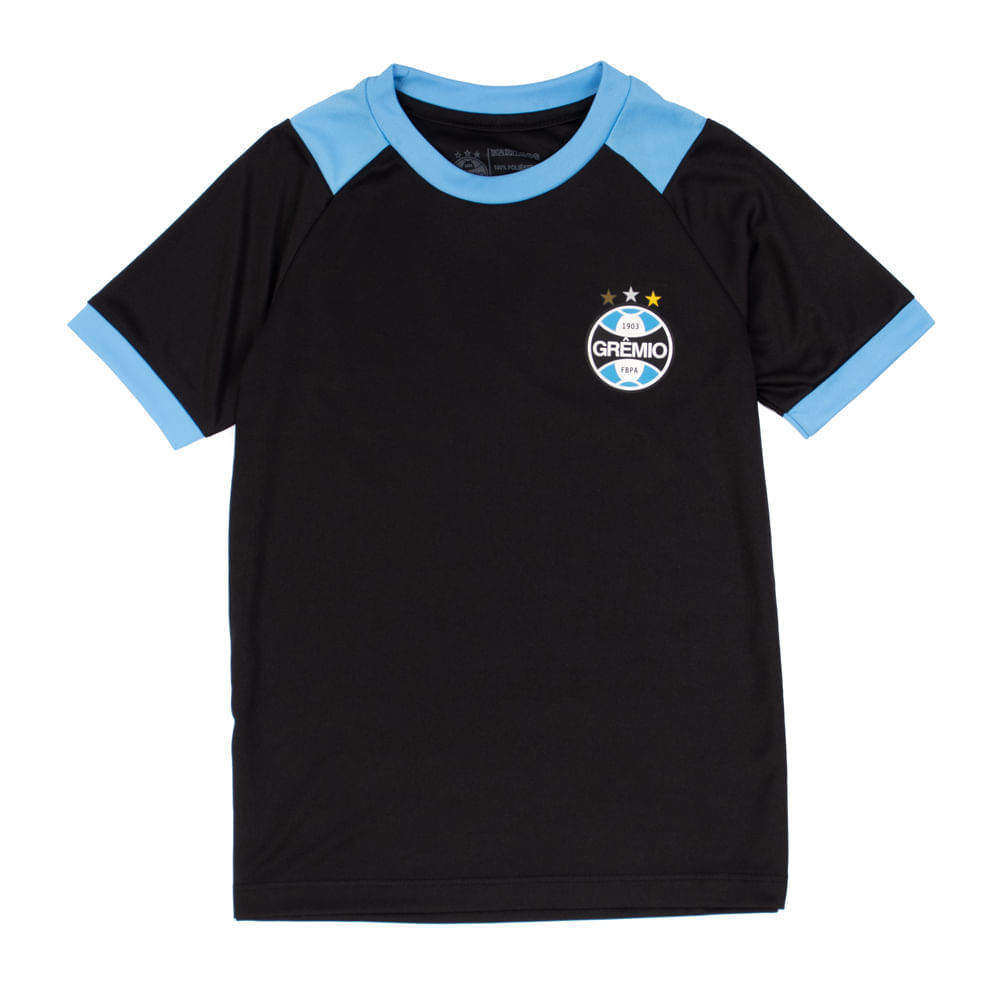 Camiseta Infantil Betel Grêmio Geral Preto