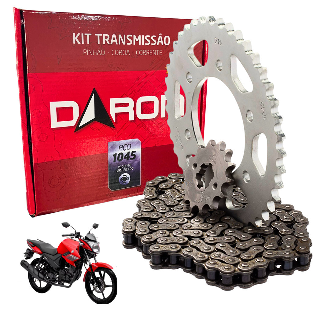 KIT RELAÇÃO FAZER 150 2013 A 2024 TRANSMISSAO PREMIUM