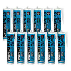 COLA KIT COM 12 PU 40 BRANCO / CINZA / PRETO CONSTRUÇÃO PLACAS 3D VEDACAO BOX CALHAS ISOPOR