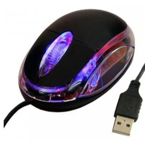 Mouse óptico com fio para PC Celular 1000 dpi Alta Sensibilidade