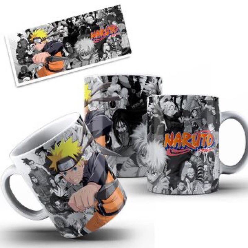 NARUTO 325ML CANECA DE PORCELANA