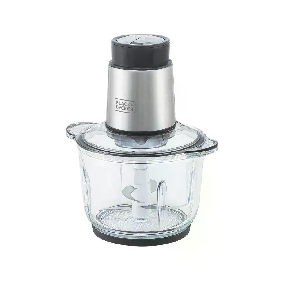 Mini Processador de Alimentos Black + Decker MP300G, 300W, 2 Velocidades + Funçã