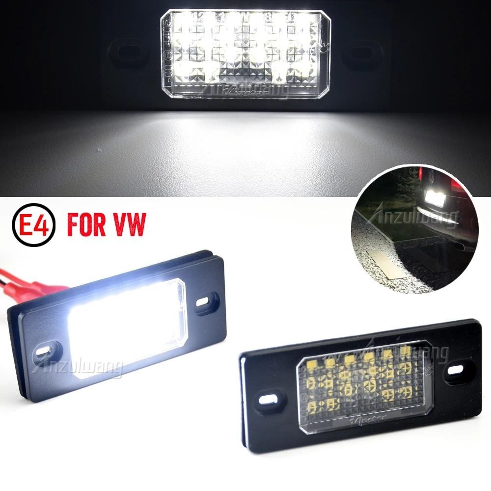 2 Pçs Livre De Erros Carro LED Número Placa Luz Lâmpada Para VW Touareg Tiguan Golf 5 Passat B5.5 5D Porsche Cayenne