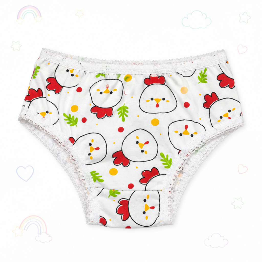 Kit Calcinha Infantil Menina Moça Algodão Confortáveis e Macias Estampas Variadas