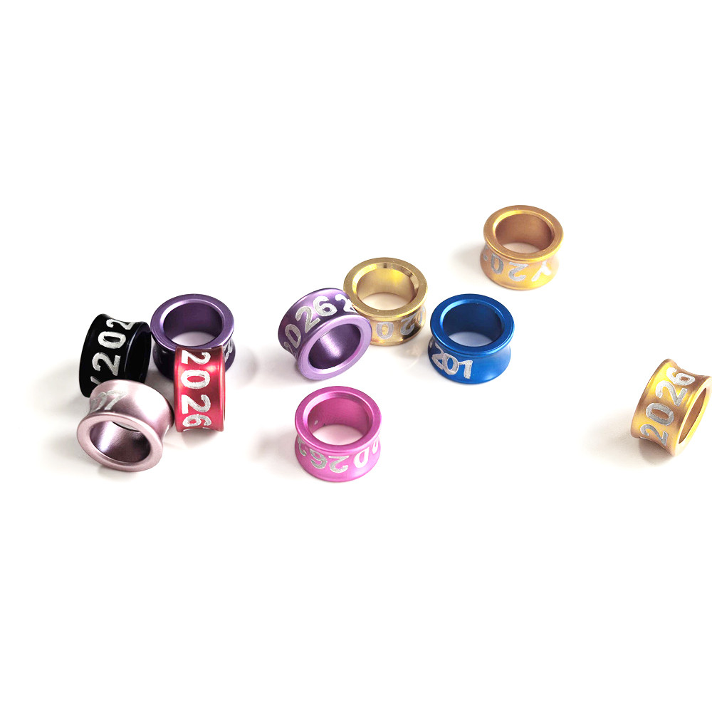 10 Pçs Amor Pássaros Pé Anel 3 A 8mm Africano Legband Para Galos Periquito Numeração Contínua Seleção De Cores
