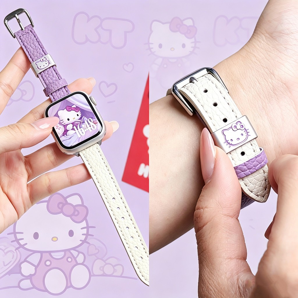 Adequado para Redmi Watch watch6 Strap Color Matching Leather Cat redmiwatch5/4 