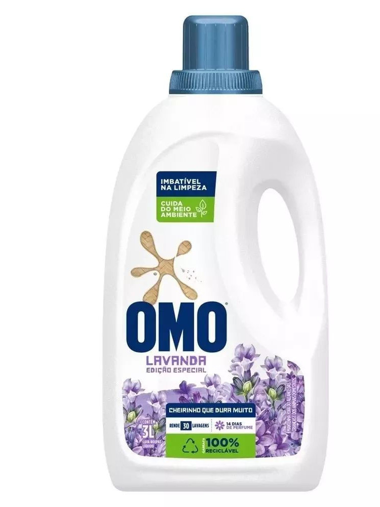 Sabão Líquido Omo Lavanda Galão 3L