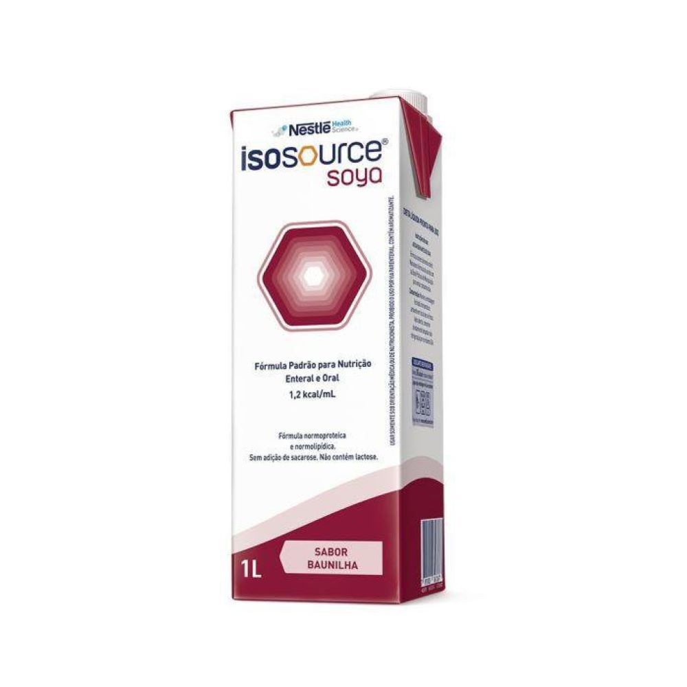 Nutrição Enteral e Oral Isosource Soya Baunilha 1L