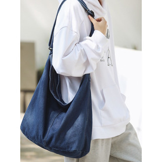 Novo estilo estilo japonês tendência de rua grande capacidade saco do mensageiro das mulheres dos homens ins Harajuku Re
