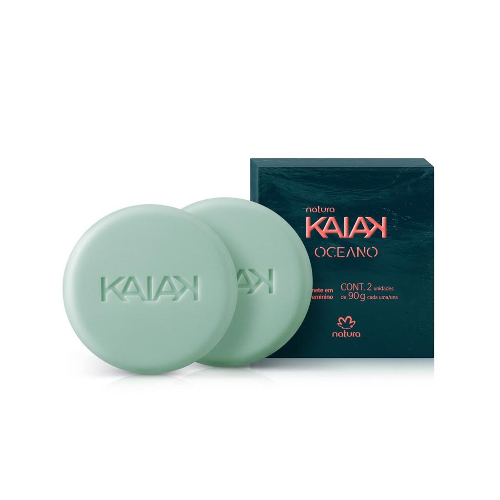 Sabonete em Barra Kaiak Oceano Feminino 2 un de 90 g