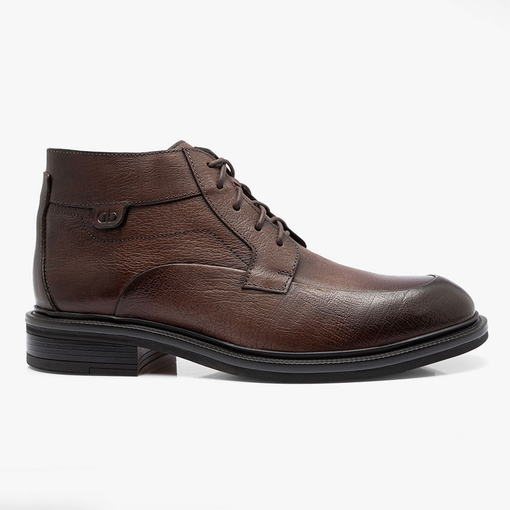 Bota Masculina Doha Couro Marrom
