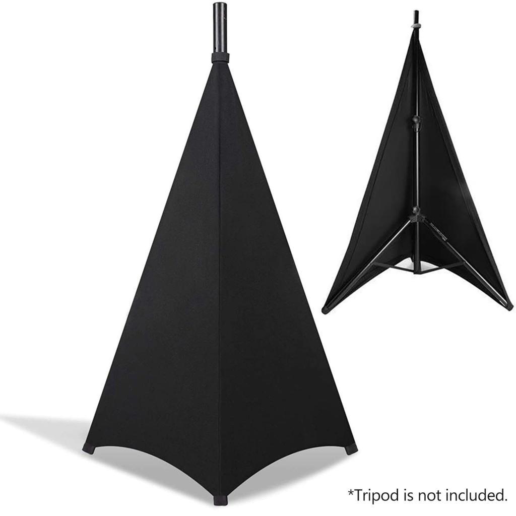 oops_shop.br SIUKE Universal Dj Light Speaker Stand Cover Tripé Tripé Saia Scrim Material Esticável (Tripé Não