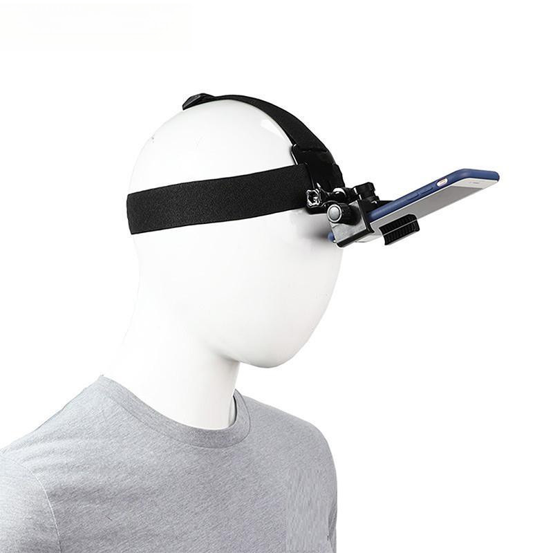 Braet Head-mounted Ajustável Transmissão Ao Vivo Suporte Para Celular Perspectiva De Primeira Pessoa Presente D