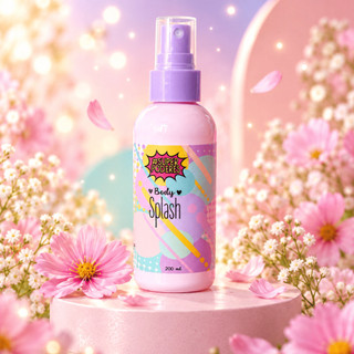 Body Splash Super Poderes Feminino 200ml Fragrância Suave Perfumação Corporal