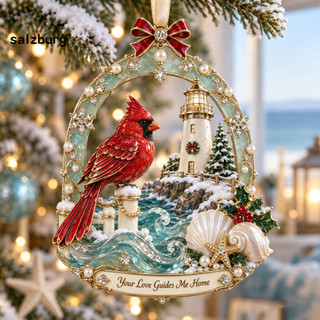 < salzburg > Decorações Suspensas Para Árvores De Natal , Enfeites Acrílicos Versáteis Uso Interno E Externo