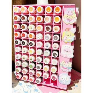 Novo estilo!Rack de armazenamento rotativo para emenda de feijão rosa, grande capacidade, caixa de emenda de feijão, com
