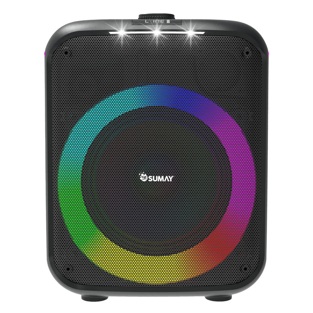 Caixa de Som Portátil BLACK BOX 380W SM- CSP1319