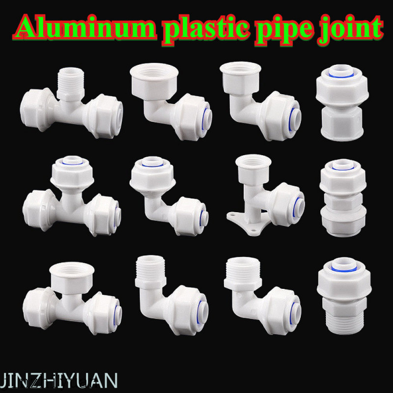 1/4 " 3/8 " Tubo De Mangueira OD 1/2 PláStico Conectores RáPidos RO Conector De ÁGua AcessóRios Sistema De Osmose Revers