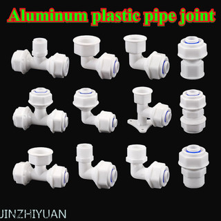 1/4 " 3/8 " Tubo De Mangueira OD 1/2 PláStico Conectores RáPidos RO Conector De ÁGua AcessóRios Sistema De Osmose Revers
