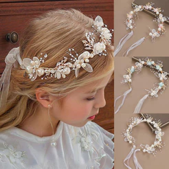 Acessórios para cabelo, presilhas, tiaras ajustáveis, ideais para casamentos, festas, daminhas e crianças.