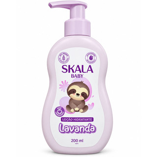 Loção Hidratante Skalinha Bebê 200ml Lavanda