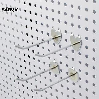 SABVX 10 Pçs Em Forma De Coração Único Peg Pegboard Ganchos De Parede Buraco Placa Cabide Garagem Gancho Montagem Na Arm
