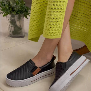 slip plataforma Casual Feminino Leve Macio Confortável Antiderrapante 34 ao 39