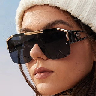Novos óculos de sol unissex, com proteção contra os raios UV, design moderno e perfeitos para usar em festas e ao dirigi