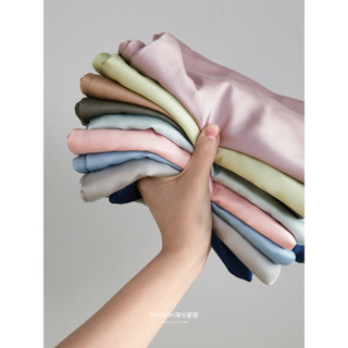 Cor sólida Lenzing Tencel fronha par pacote 48cm x 74cm fronha de seda gelo verão legal fronha de seda