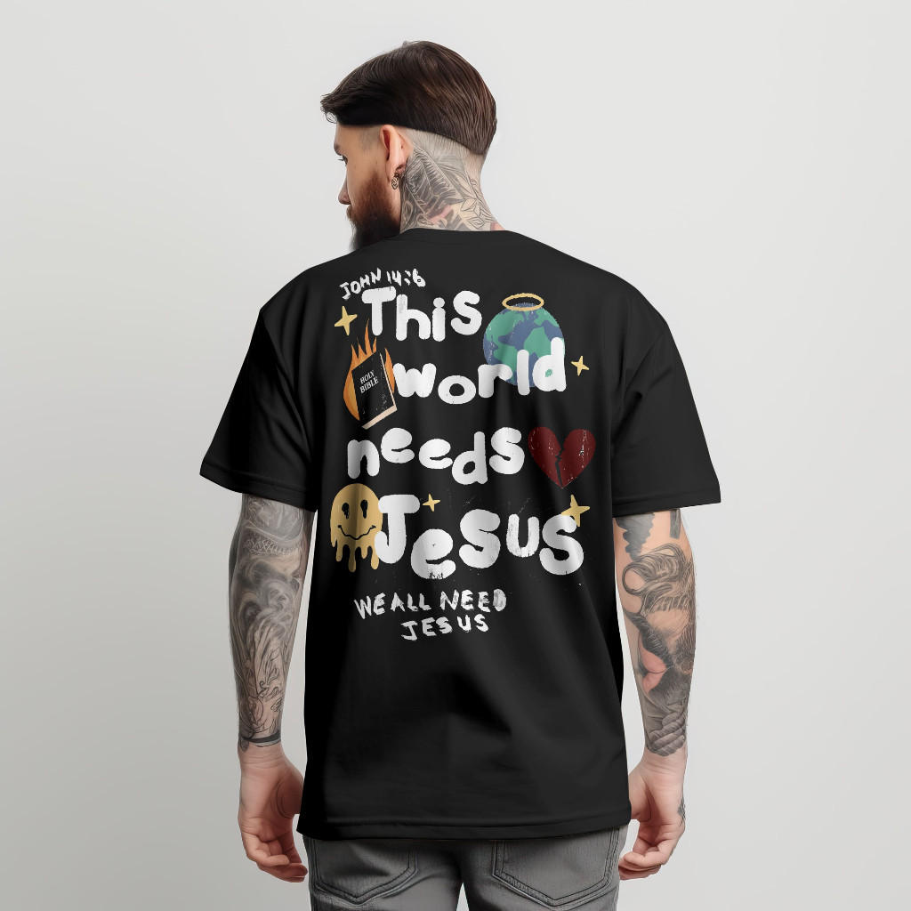 [Camiseta Premium em Algodão Puro]GXG Camiseta Oversized Streetwear Camisa Masculina 100% Algodão João 14-6  Blusa Unise