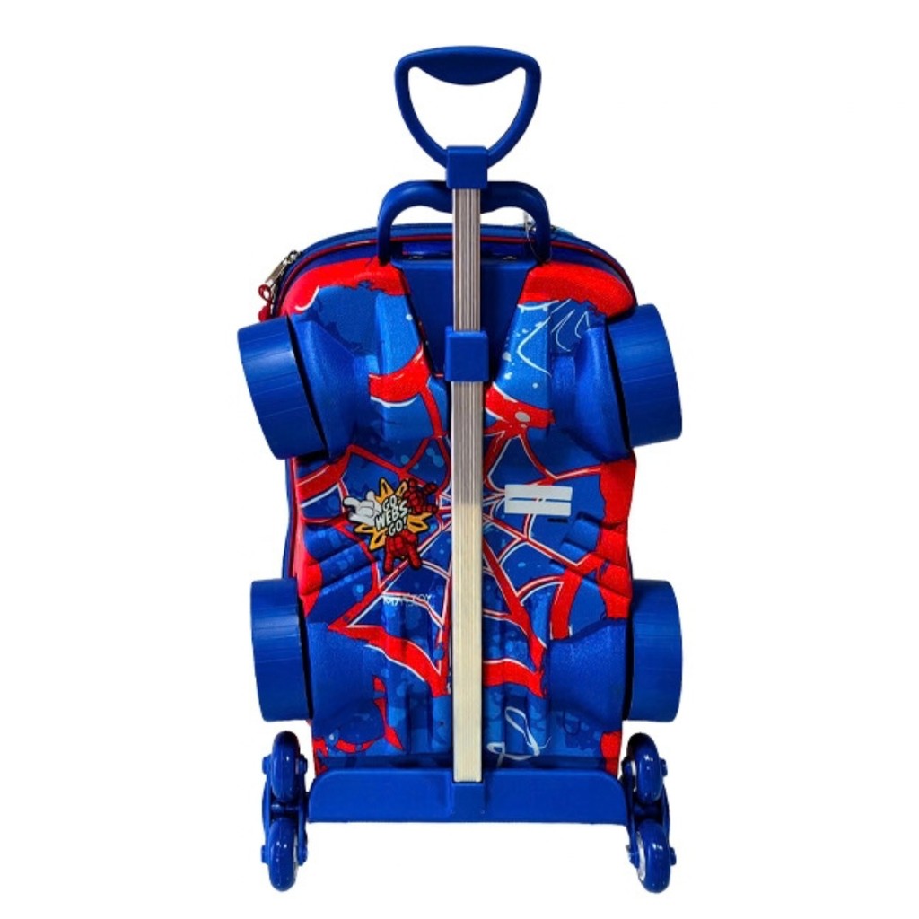 Mala Infantil Spidey Peter Carro com Rodinha Tripla Diplomata - 3801DM26 — imagem 2 de 2