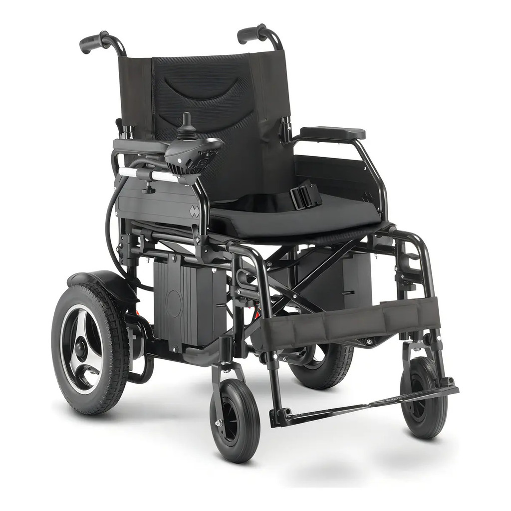 Oferta Relâmpago Cadeira De Rodas Motorizada Dobrável D800 Até 120kg Dellamed Cor Preto