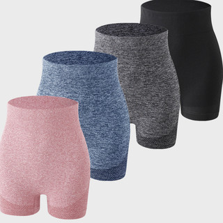 Calções de cintura alta e justos com efeito de bumbum de pêssego e estampa de rosto sorridente, de alta qualidade, para 