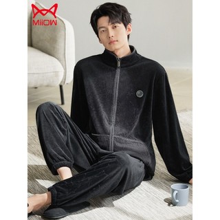 Ilha velo pijamas masculino inverno Coral velo velo Extra grosso fino velo masculino Plus Size inverno outono inverno Ca